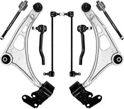 8Pcs Front Lower Control Arm Sway Bar Link Outer InnerTie Rod Compatible With Acura MDX Honda Pilot Passport Ridgeline 2014-2022