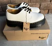 Dr Martens Shoes Adult Uk 8 Us 9 Men Us 10 Womens White 1461 Quad Smooth Leather