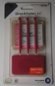 Official POWER A Nintendo DSi Clean & Protect Kit - PINK - BRAND NEW