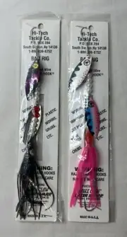 2 Hi-Tech Tackle Co. Bait Rigs 45 Lb Test 1/0 Eagle Claw Lazer Hook