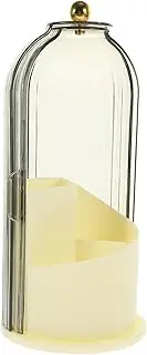 Cabilock Transparent cover container brush holder the hips side door make up eyebrow pencil cosmetic eyeliner - pen holder to rotate brush case makeup stand desktop supplies
