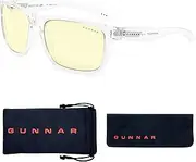 Blue Light Blocking Glasses for Gaming & Computer | Intercept Crystal by GUNNAR | Patented 65% Blue Light Protection, Reduce Digital Eye Strain, Dry Eyes, Headaches & Improving Sleep