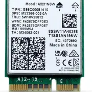 O-Intel AX211NGW Wi-Fi 6E 6GHz Adapter, 2x2, Bluetooth 5.3, M.2 2230, CNVio2