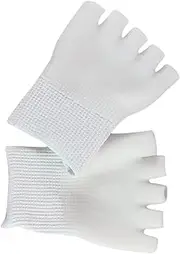 SOESFOUFU 5 Toe Gel Moisturizing Socks for Women Lady Girls Open Toe Non-slip Socks Moisturizing Socks for Women Gel White