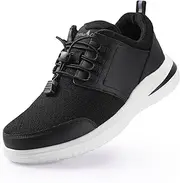 [Orthoshoes] Mens Walking Shoes for Plantar Fasciitis, Orthopedic Sneakers for Men with Arch Support,Wide Toe Box Shoes for Pain Relief to Walking All Day.