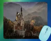 Neuschwanstein Castle from chitty chitty bang bang mouse pad