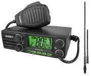 UNIDEN UH5050NB UHF CB RADIO + UNIDEN AT970BK TWIN 6.6DBI BLACK ANTENNA