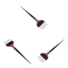 3 Pieces Plastic Hair Dye Coloring Brush Tint Brushes for Salon Hotel Tool