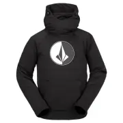 VOLCOM Mens 2024 Snowboard Snow - Hydro Riding Hoodie - Black