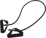 UPKOCH 1Pc Elastic Fitness Tubes with Handles Resistance Bands for Home Gym Yoga and Workouts Durable Elastic Pull Rope with Door Anchor Black