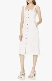 Club Monaco Women's Button Front Denim Dress Size: 0