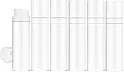 MYOC White Airless Bottle Set with White Pump| 6 Bottles | 30ml | Leak-Proof & Precise Dispensing | Ideal for DIY Beauty & Skincare