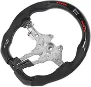 Steering Wheel Carbon Fiber LED Shift Lights Display Steering Wheel Perforated Leather Compatible With F20 F22 F30 F32 M2 M3 M4