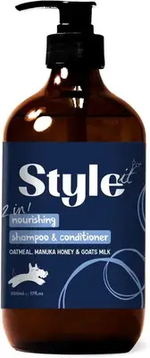 Style It Nourishing 2In1 Shampoo & Conditioner for Dogs, 500Ml - for Dry & It...