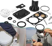 29045-3000 Twist N Lock Marine Manual Toilet Service Kits Replace For Jabsco Fit 29090-3 & 29120-3, 2008 and Up