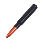 BLACK ORANGE TIP 50 CALIBER SHORT STUBBY ANTENNA FITS 97-20 FORD F150 F250 F350 (for: Ford)