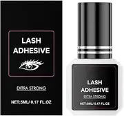 Lash Adhesive - Long Lasting Lash Glue | Fast Drying Clear Eye | Eyelash Extension | Hold Latex fre | Glue Mascara Wand | Individual Lash | Extension Use Super