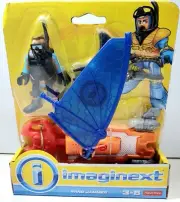 Fisher-Price Imaginext WIND JAMMER Action Figure Toy Set Manta Ray New!