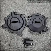 Engine Timing Part Covers Motorcycle Engine Protective Shell Modified Protective Cover for Kawasaki Ninja 400 2018-2023 Z400 2019-2023 Engine Guards Starter Cover(1 Set)