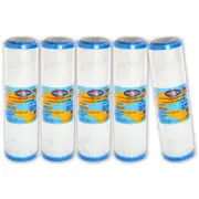 5 X CARBON BLOCK FILTER 2.5"X10" 5 MICRON MATRIKX CTO 32-250-125-975 by Omnipure