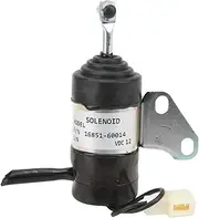 Fuel Shut Off Solenoid Aluminum Alloy 12VDC Fuel Stop Solenoid for Kubota RTV900T RTV900R B7410D BX1500D