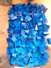 Lego Blue Slope 33 3X2 25 Pieces Bulk Lot NEW