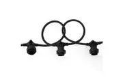 Outdoor Festoon Belt String Light Black