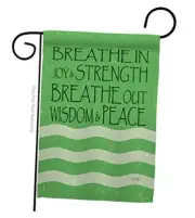 G150058-BO Welcome Breathe in Inspirational Sweet Home Decorative Vertical