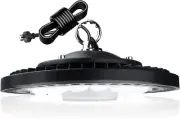 UFO LED High Bay Light 100W, 6500K Led Shop Light 200Cm Cable with Plug,Led Ligh