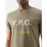 @L-STORE@SALE 全新真品 新款 現貨法國 A.P.C APC 立體絨毛 LOGO 短T 簡單有型 AMI