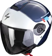 Scorpion EXO-City II Mall, open face helmet , color: Blue/White/Red , size: S