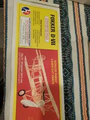 Herr Engineering Fokker D-VII Rubber Ff Kit Nib