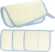 FOMIYES Wash Clothes for Body Face Exfoliating Bath Towel Body Massage Scrubber Reusable Bubble Square Towel Soap Bag Easy Foam
