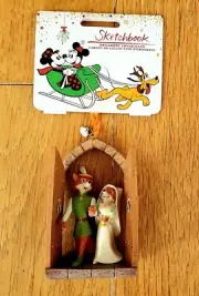 Disney Store Robin Hood Wedding Sketchbook Ornament 2017 Rare
