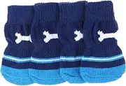 Totority Breathable Cotton Dog Socks Grip Socks for Dogs Washable Paw Protectors