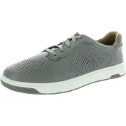 Johnston & Murphy Mens Gray Perforated Oxfords 8.5 Medium (D) BHFO 3110