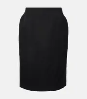 [Balenciaga] Balenciaga Hourglass wool midi skirt AU 14 black