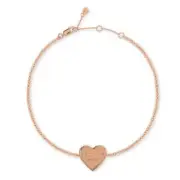 Radley Rose Gold Love Heart Pendant Bracelet Valentines Day Gift for Her