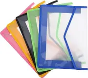 MINAOLULUS 5pcs File Holder Bank Boxes with Lids Folder Organizer Expanding Folder File Envelope Folders Bottom Pocket Folders File Folders Plastic Document Folder Plastic Folders Pp Plastic