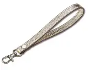 Wristlet KeyChain Strap for Wallets Bag Keys Phone Case Wristlet Strap A Gold