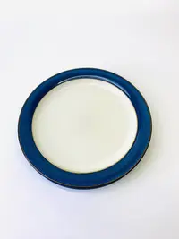 在飛比找Yahoo!奇摩拍賣優惠-【二手】英國中古Denby丹碧陶瓷盤子 水墨藍西餐盤 回流 