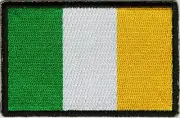 Irish Flag Patch, International Flag Patches,biker patches, flag patches, Ireand