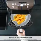 2Pcs Air Fryer Silicone Pot with Handle Reusable Air Fryer Liner Heat hapTT