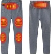 [IMYOGI] Cozy USB Electric Heated Underwears, 3 Heating Level USB Electric Thermal Baselayer Outdoor Sport Warm Long Johns