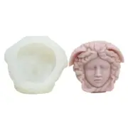 Portrait Mold Woman Face Silicone Moulds for DIY Sculpture Making