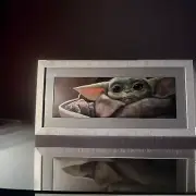 Star Wars The Mandalorian Baby Yoda The Child Fine Art- 107/350 Disney Exclusive