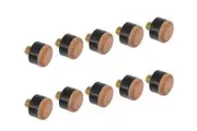 Pool Snooker Billiard Cue Tips 11mm Hard (10 x Screw in Type)