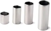 JOINPAYA Chromed Steel Guitar Slide for Acoustic Electric Guitars Durable Finger Slide for Enhanced Sustain Intonation Sound Essential Accessory for Musicians