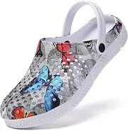 [ELIOGN] Women's Garden Clogs Shoes Casual Slipper Beach Sandals Anti-Slip Pool Water Shoes Home Slippers Summer Footwear
