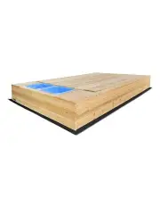 [Lifespan Kids] Mighty Sandpit with Wooden Cover in Brown